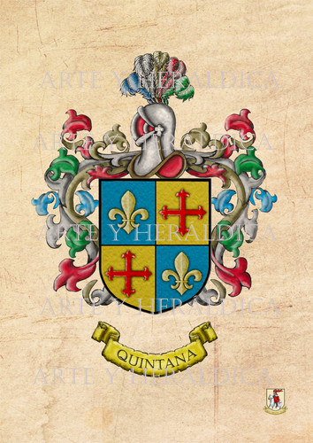 Quintana escudo vintage PDF | Arte y Heráldica