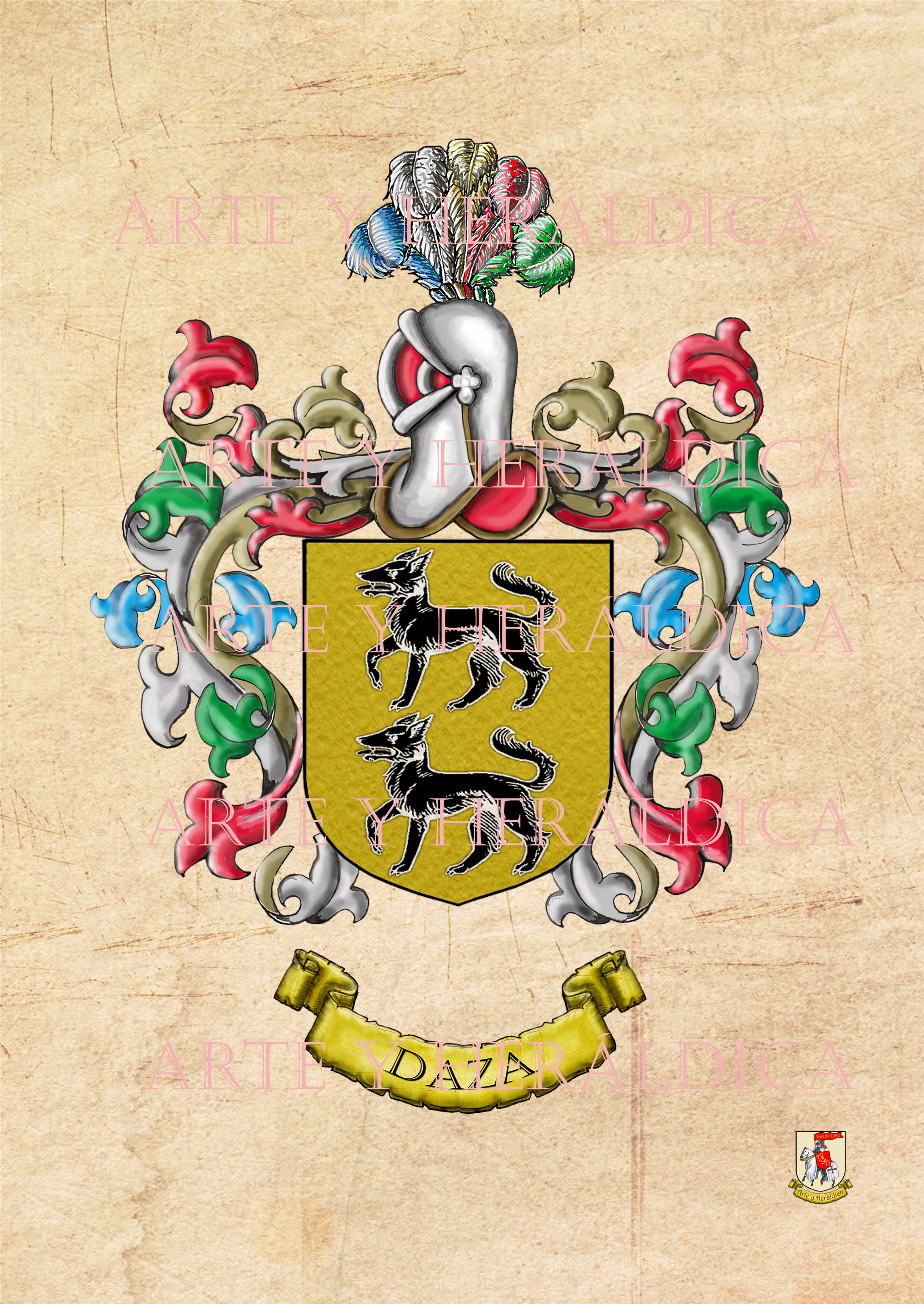 escudo del apellido Daza