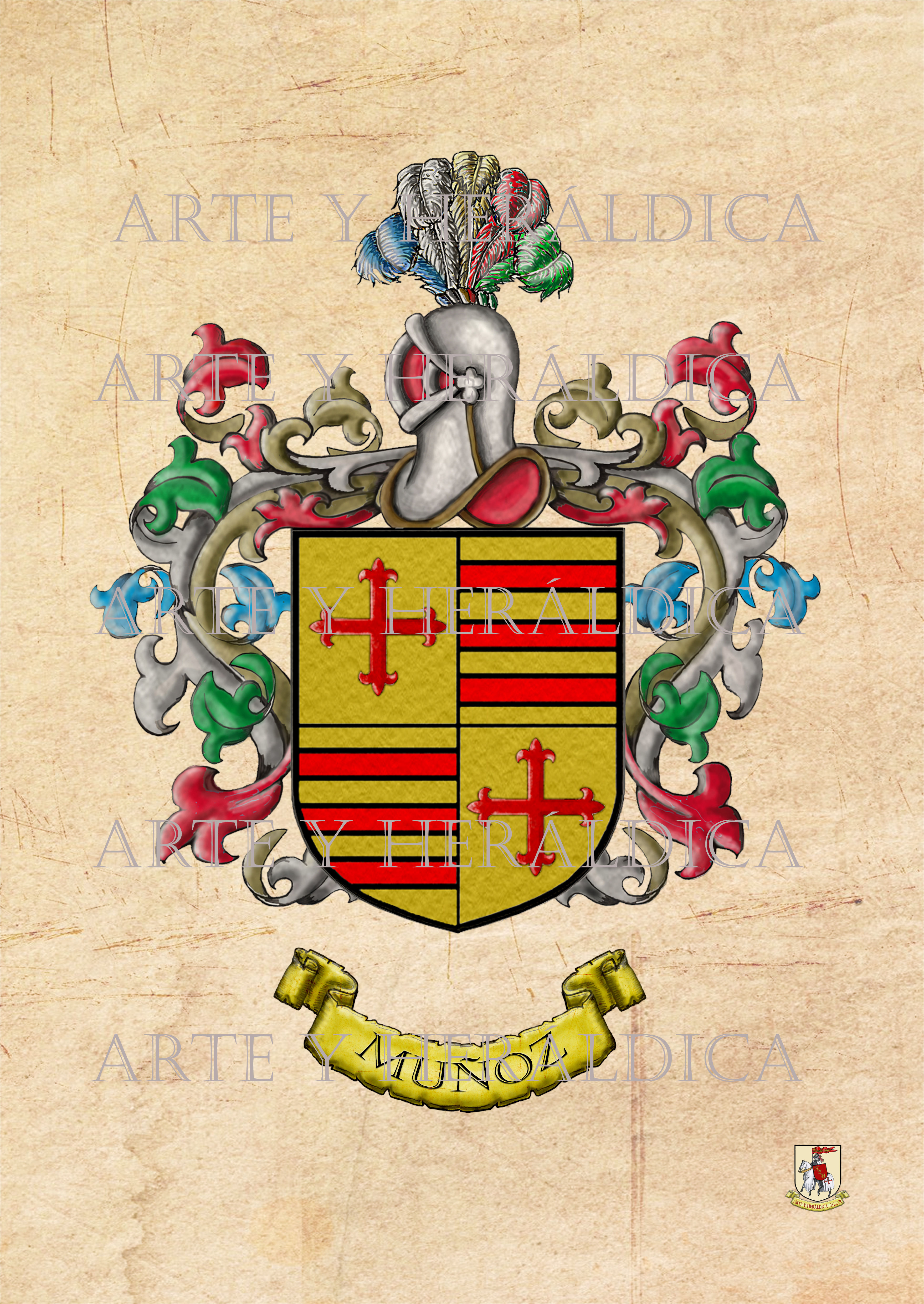 Muñoz escudo vintage en PDF