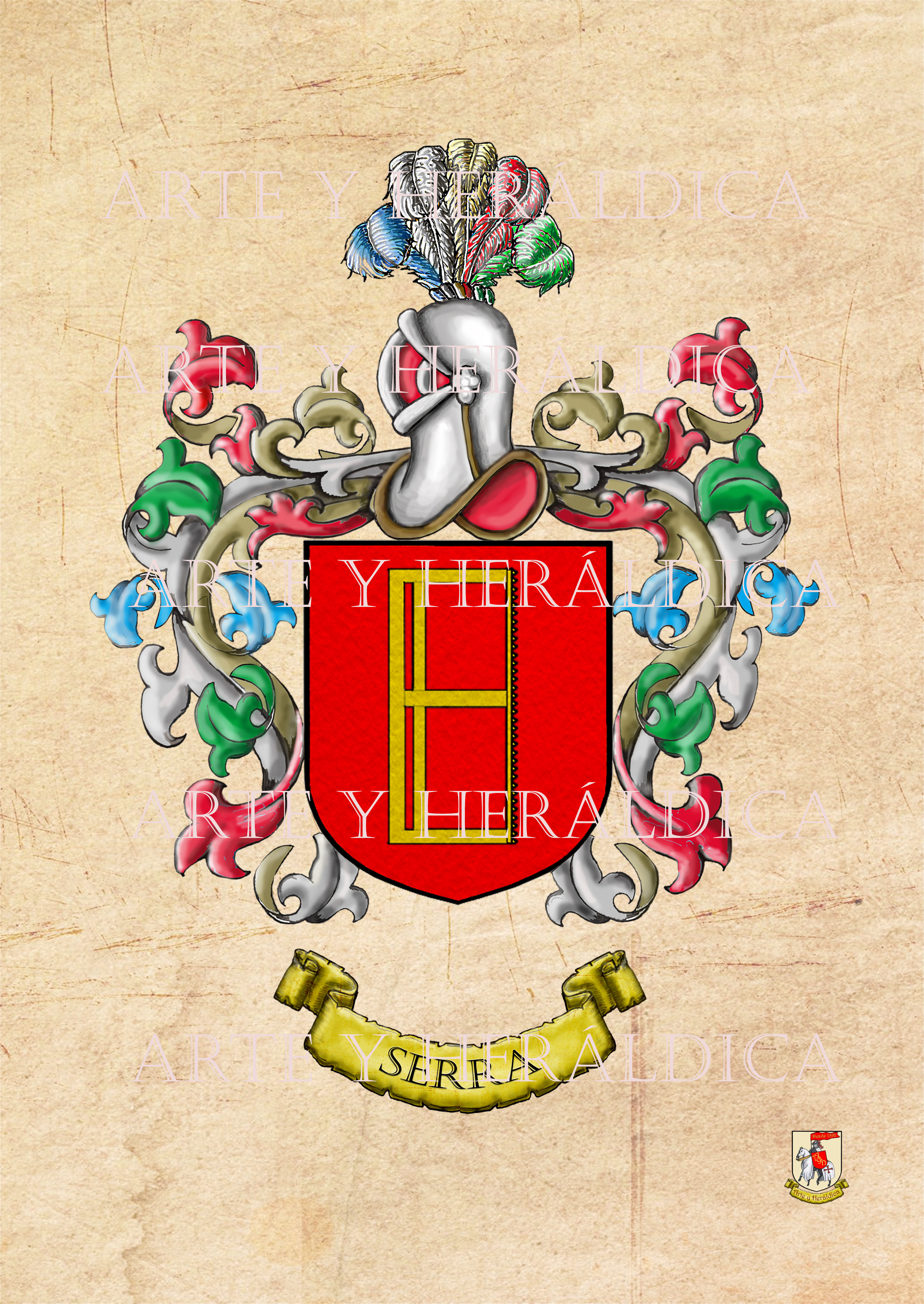 Serra escudo vintage en PDF