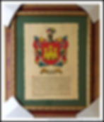 lamina heraldica enmarcada