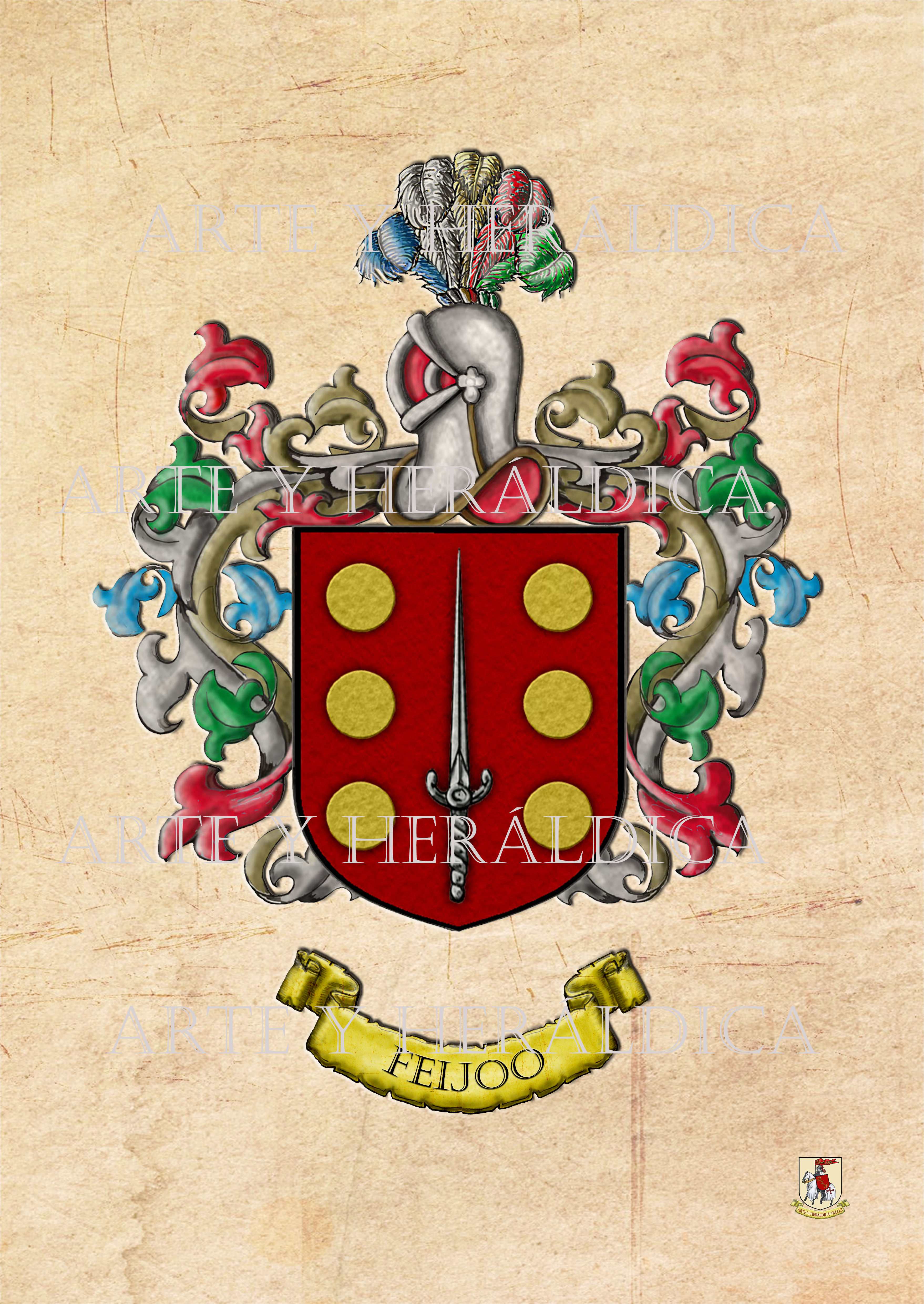 Feijoo escudo vintage PDF