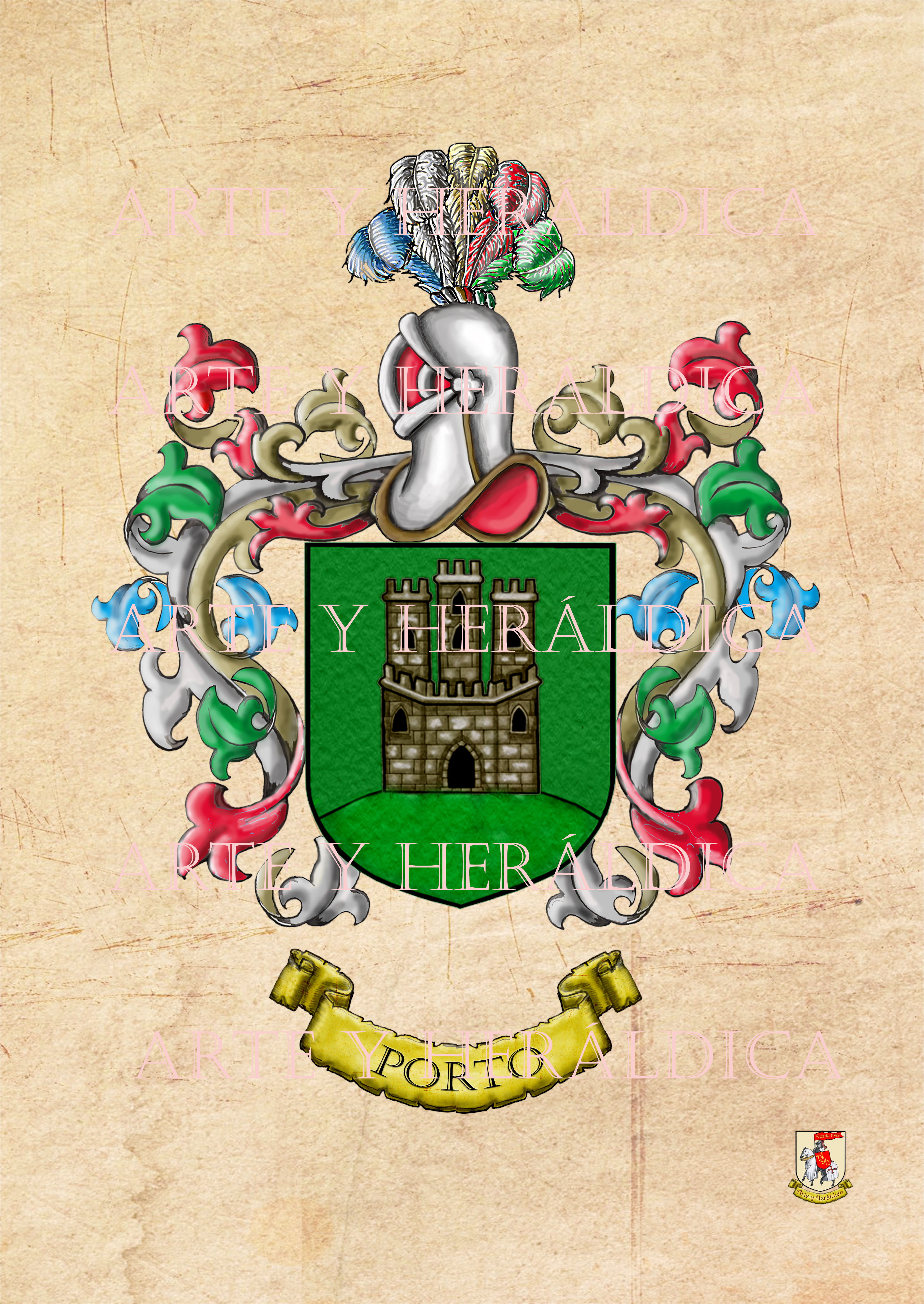 escudo del apellido porto