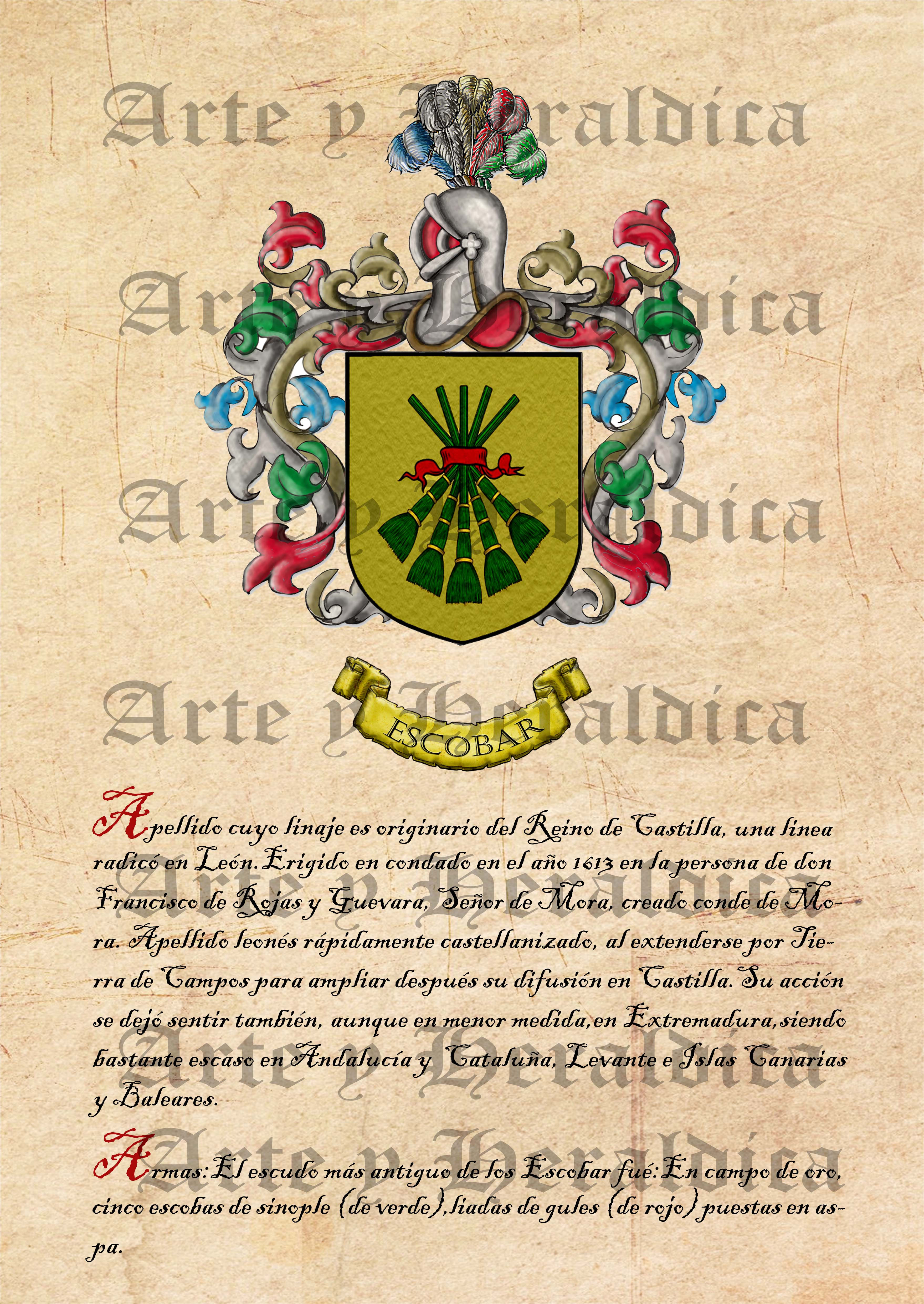 Escobar escudo con leyenda vintage (fondo) PDF