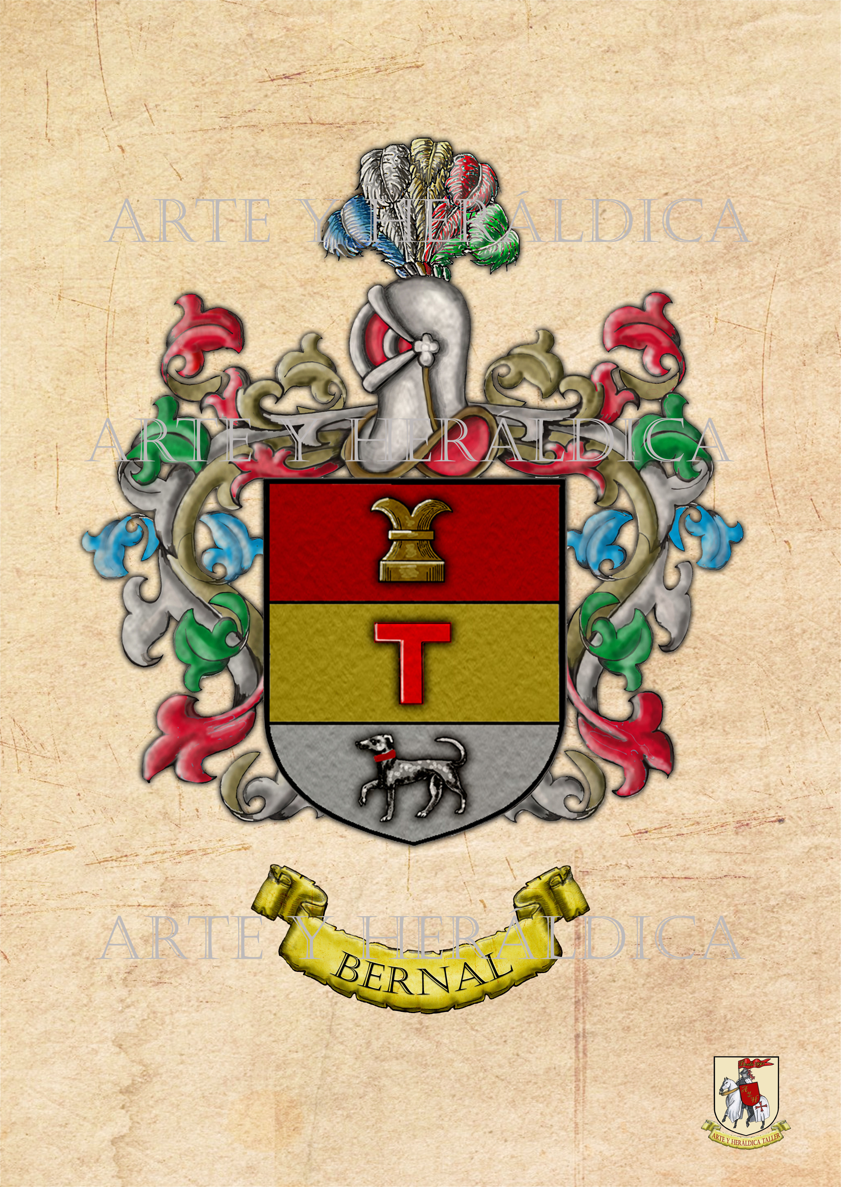 escudo del apellido Bernal