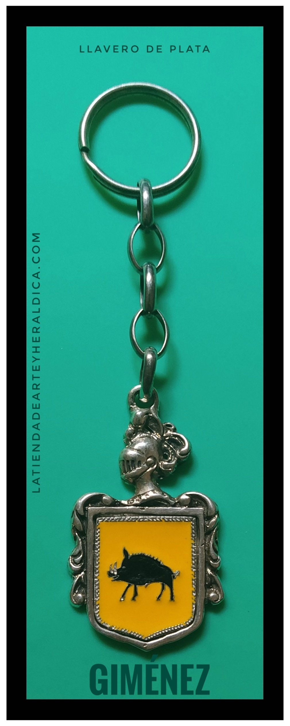 Jimenez llavero plata