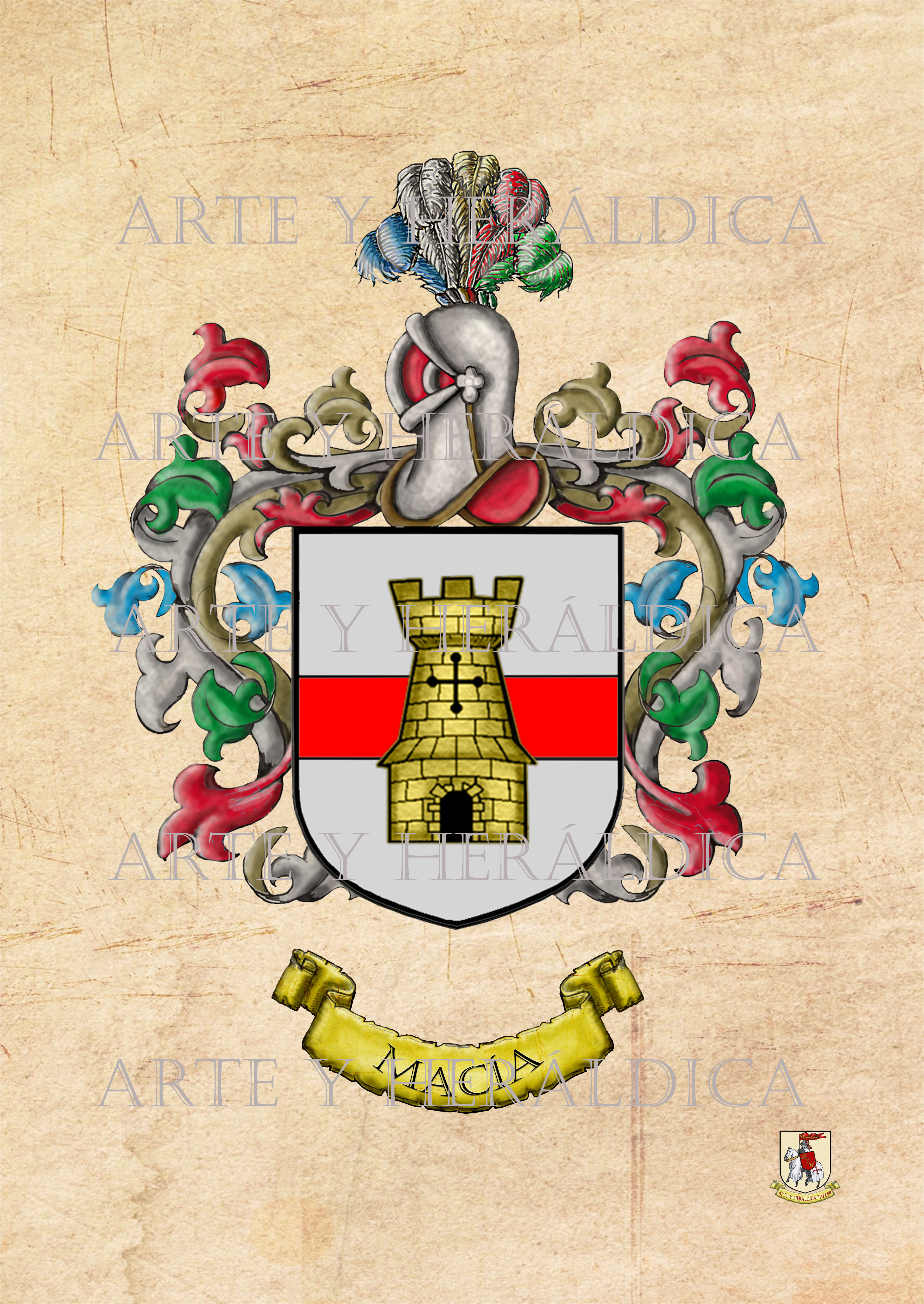 Macía escudo vintage en PDF