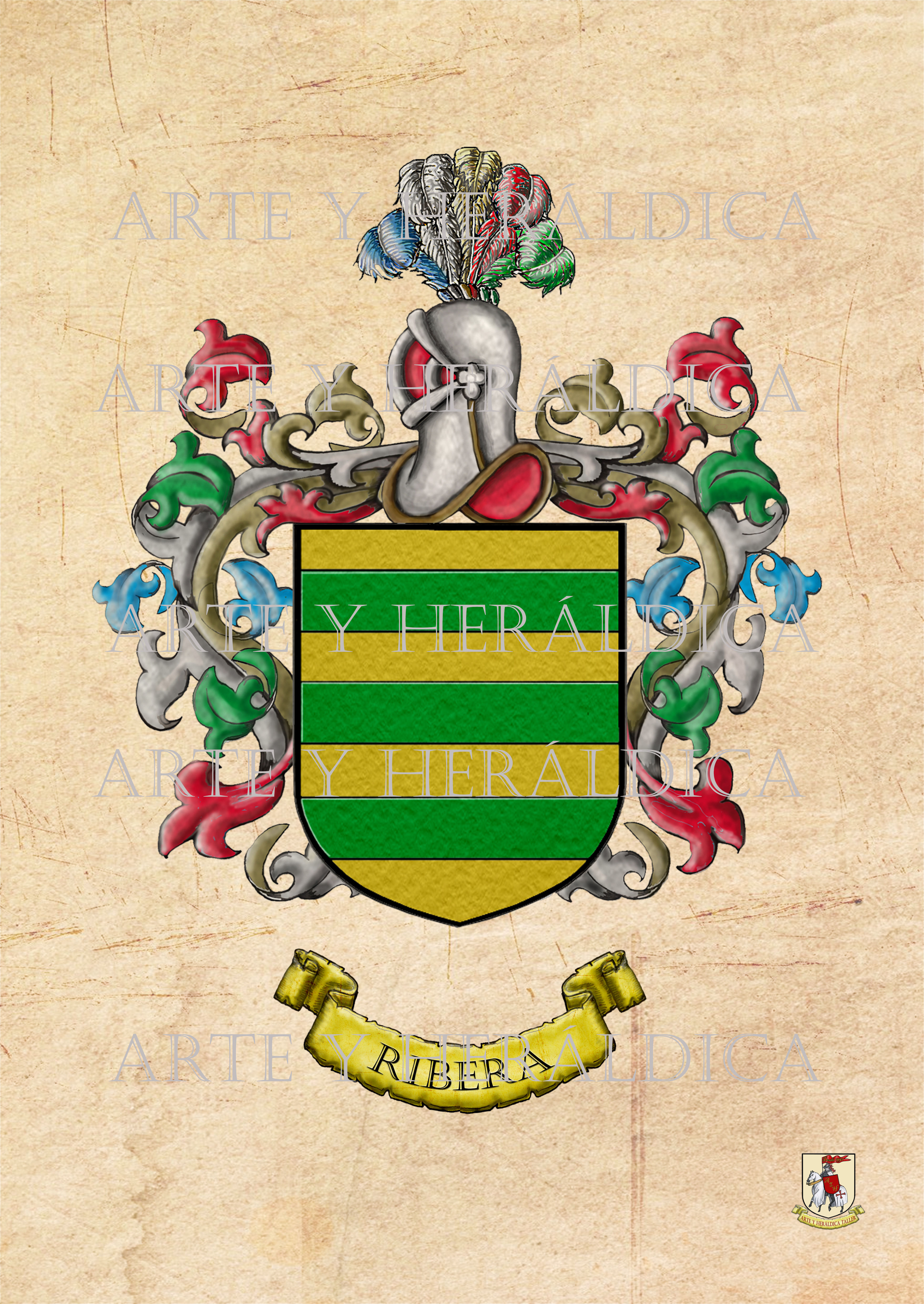 Ribera escudo vintage en PDF