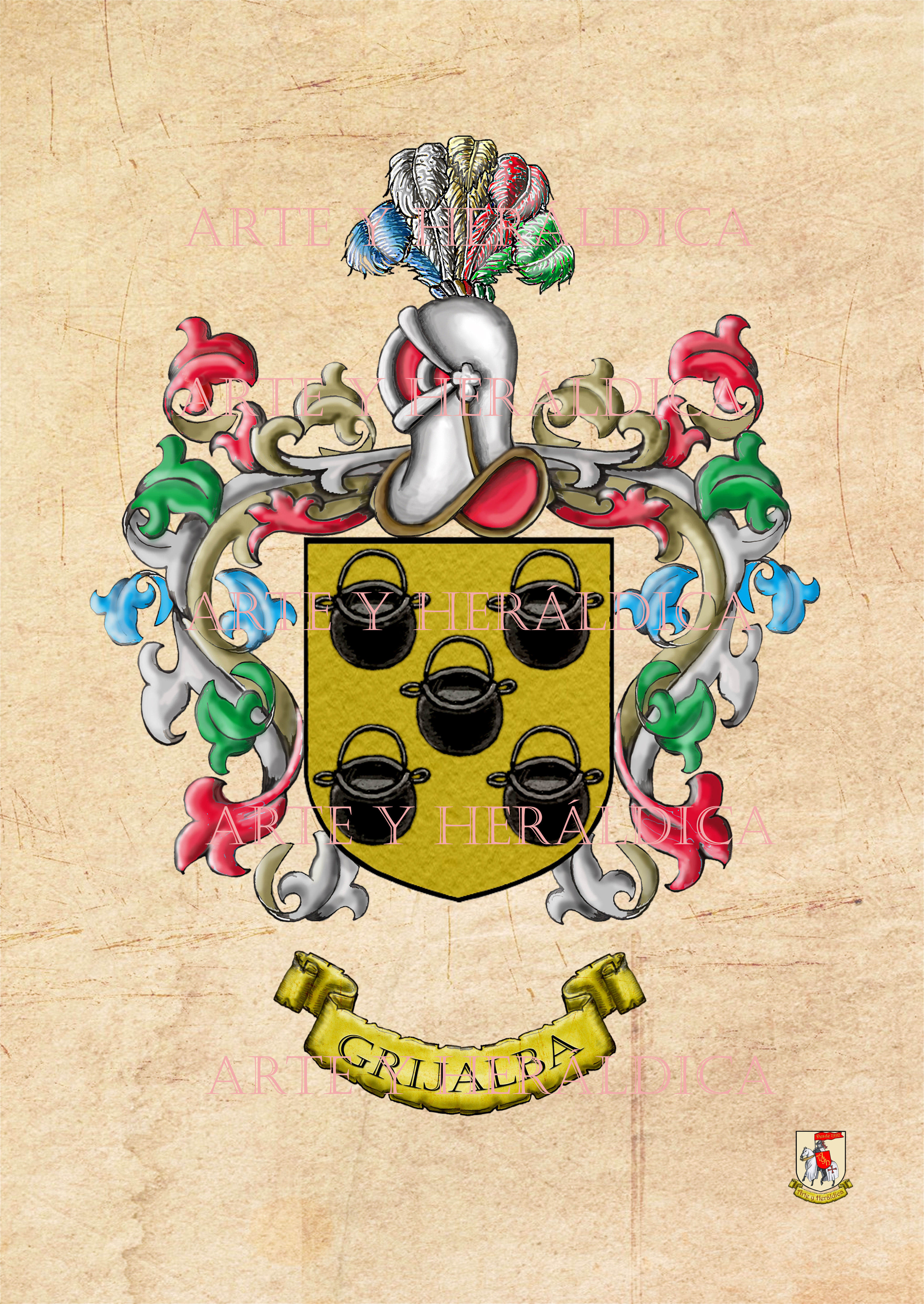 escudo del apellido Grijalba