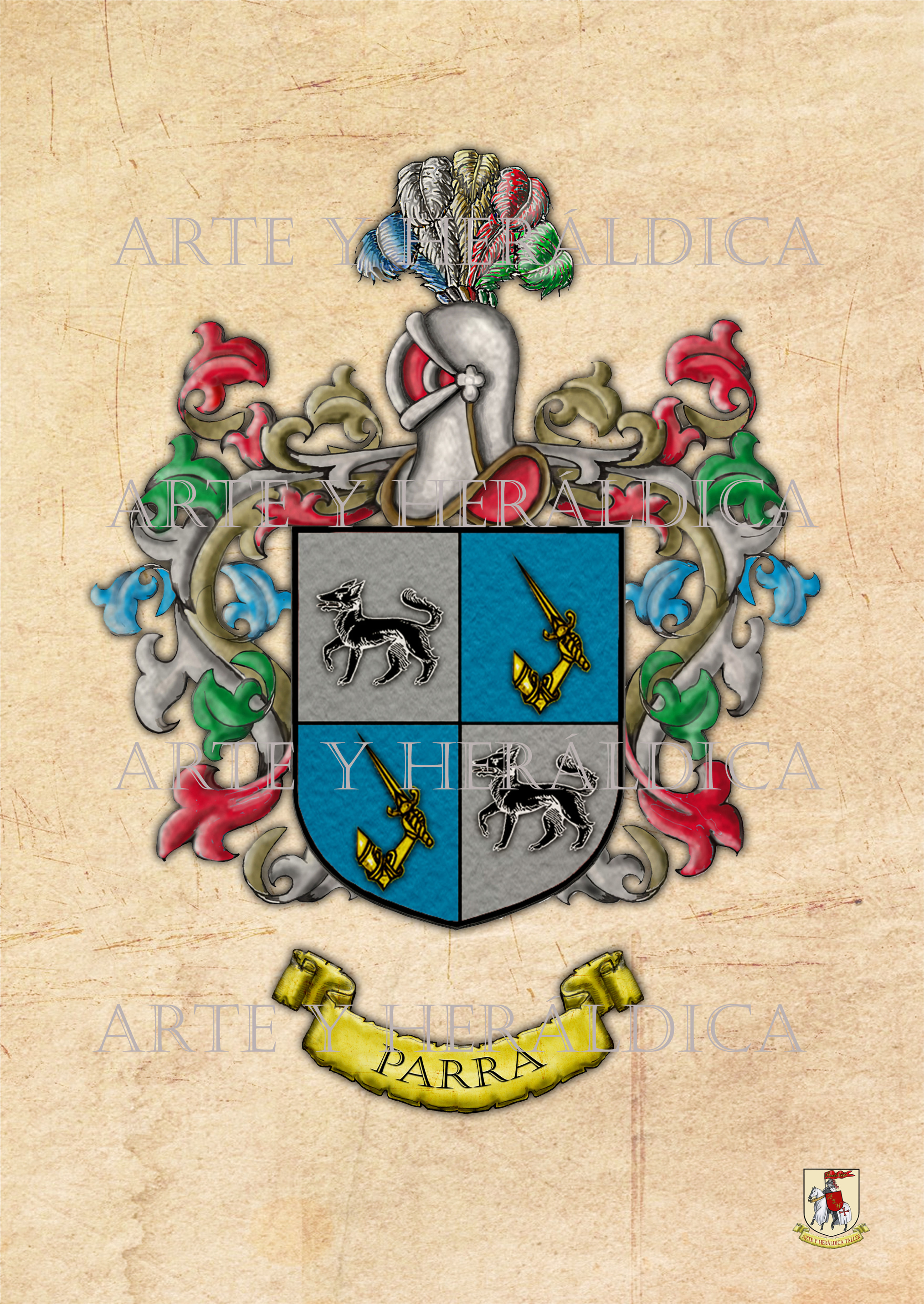 escudo del apellido Parra