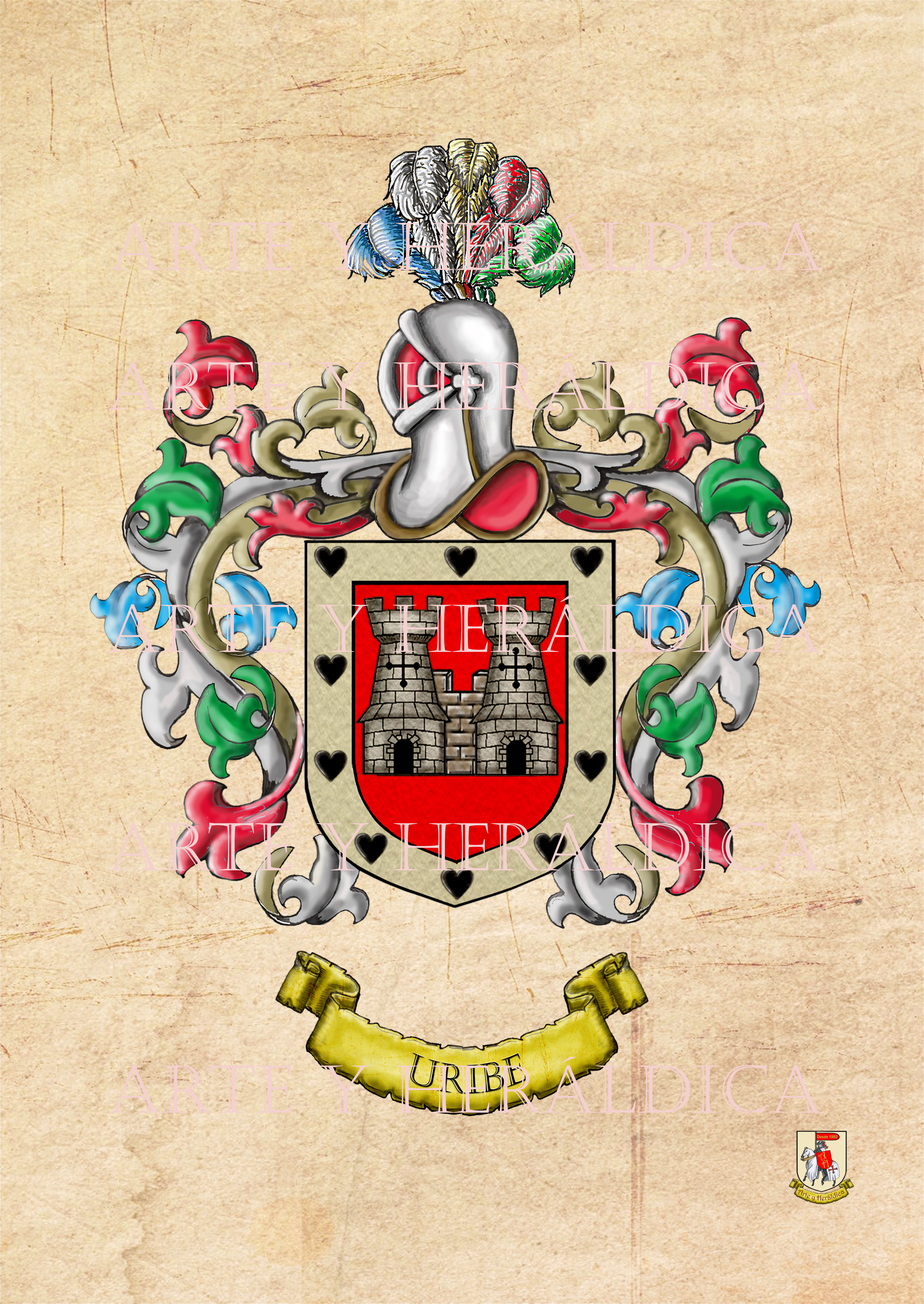 escudo del apellido Uribe