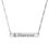 Thumbnail: Engravable Horizontal Bar Necklace — Personalized Name Plate Pendant