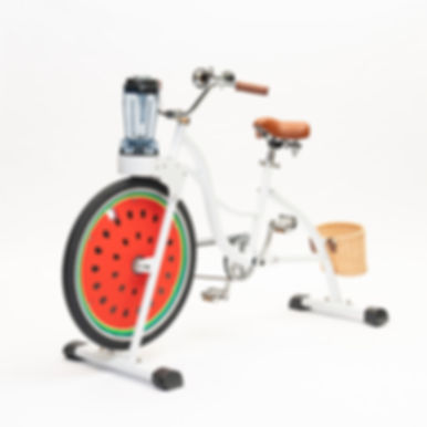 White Adult Smoothie Bikes