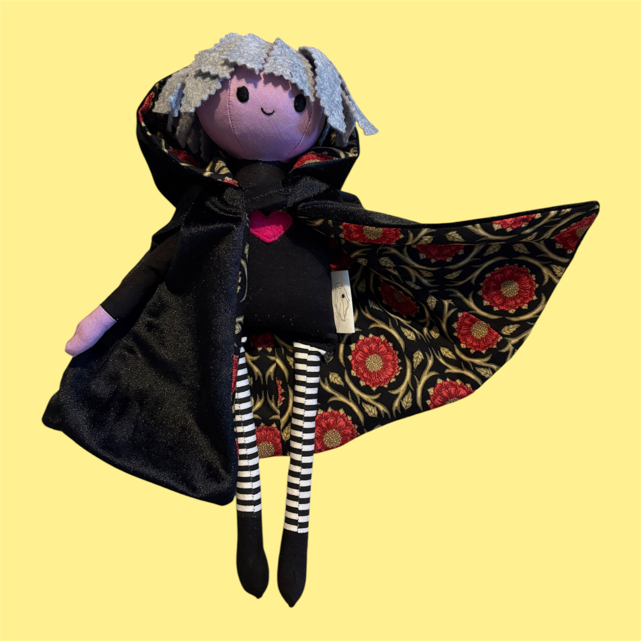Bog Witch— purple/grey (comes with cape)