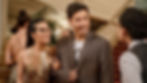 asian couple looking awkward