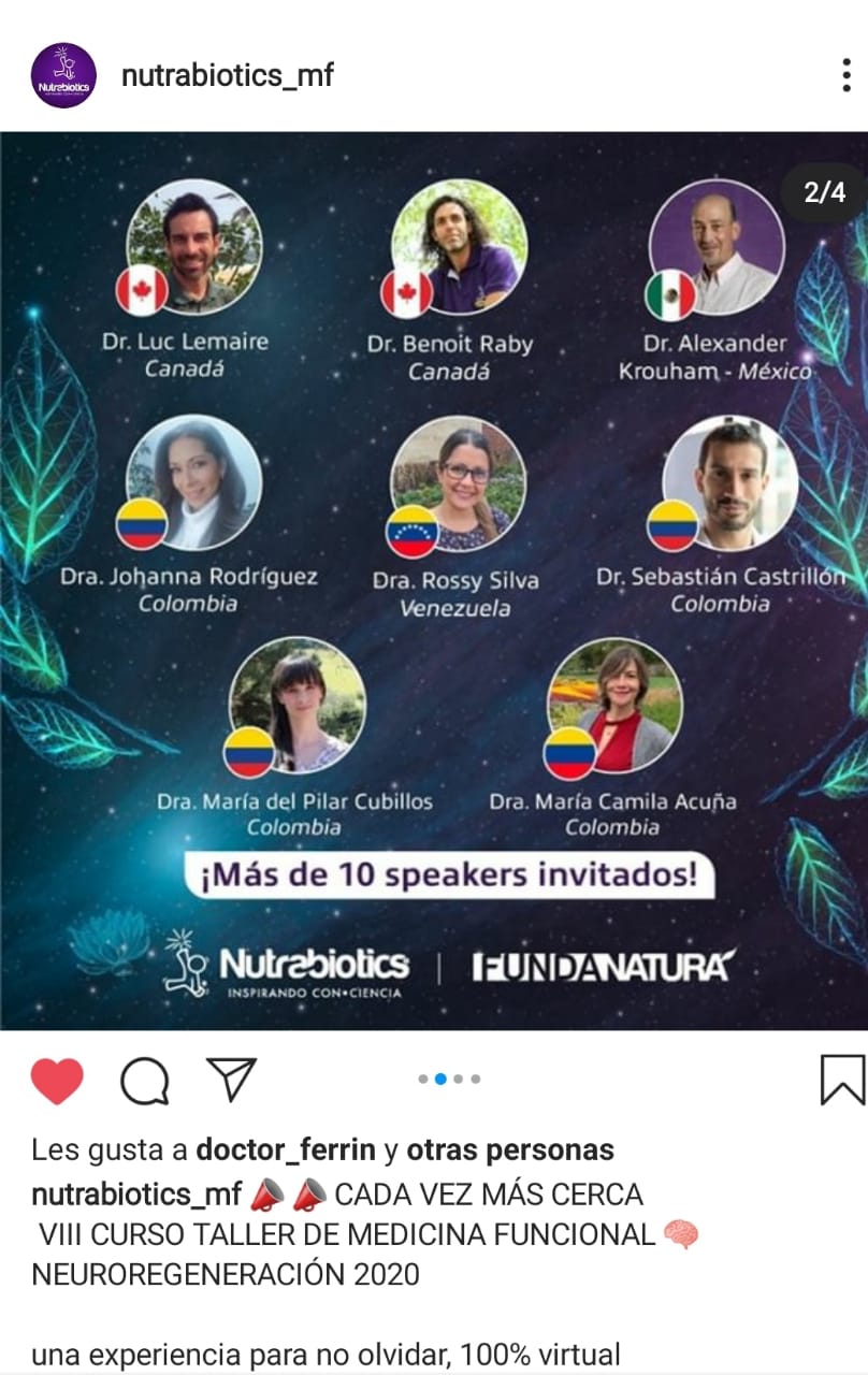 Ponentes VII Curso Taller de Medicina Funcional