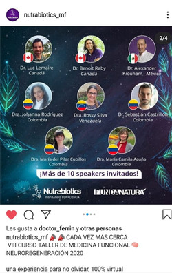 Ponentes VII Curso Taller de Medicina Funcional