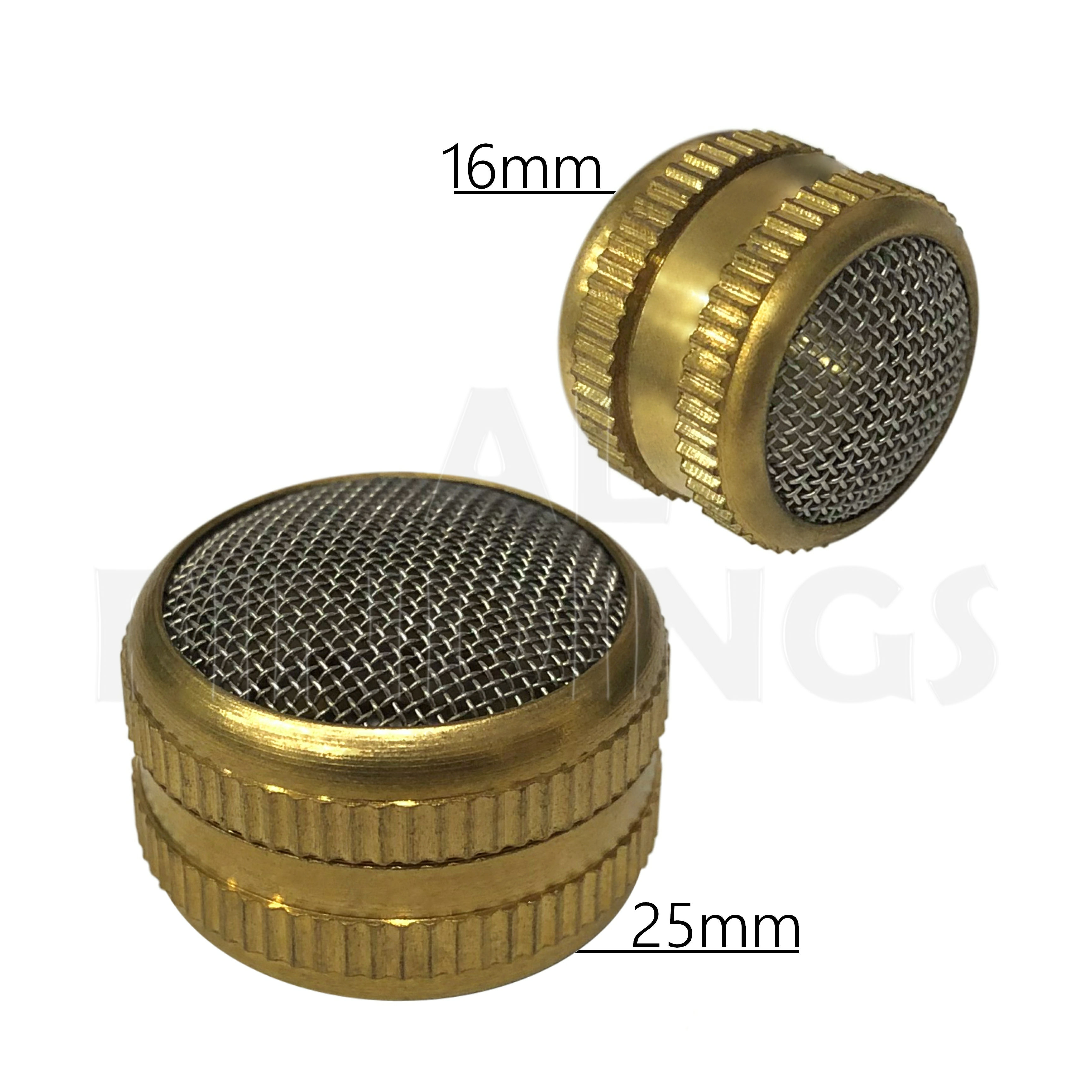 Brass Ultrasonic Cleaning Basket : 16mm & 25mm Set