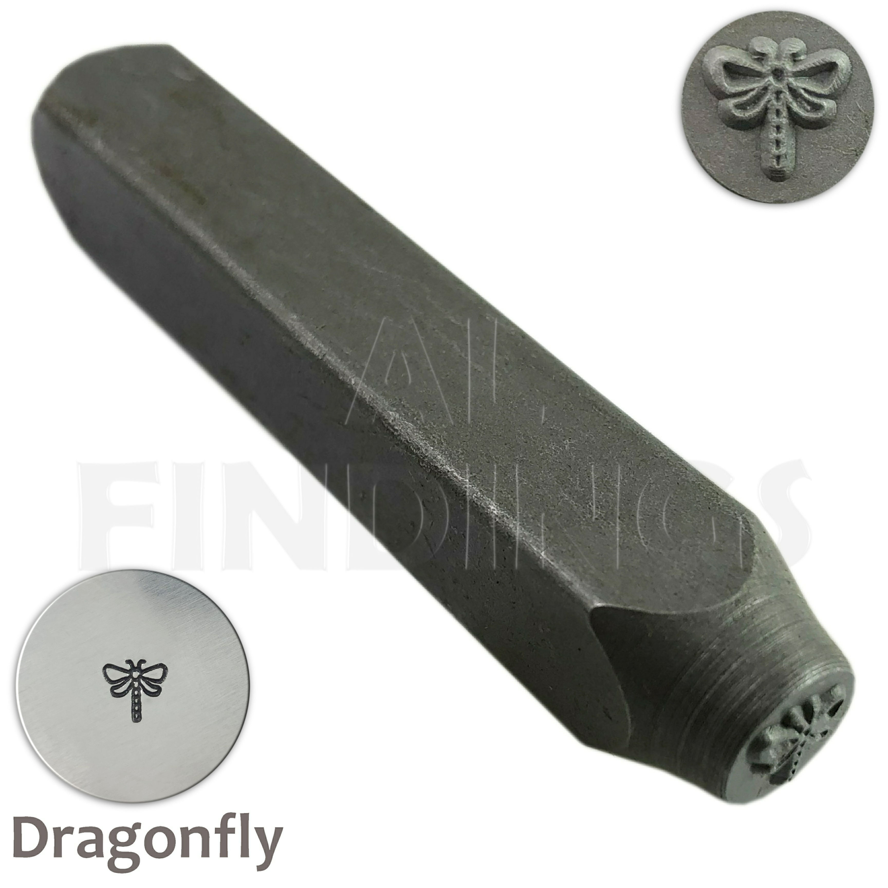 6mm Dragonfly Design Stamp