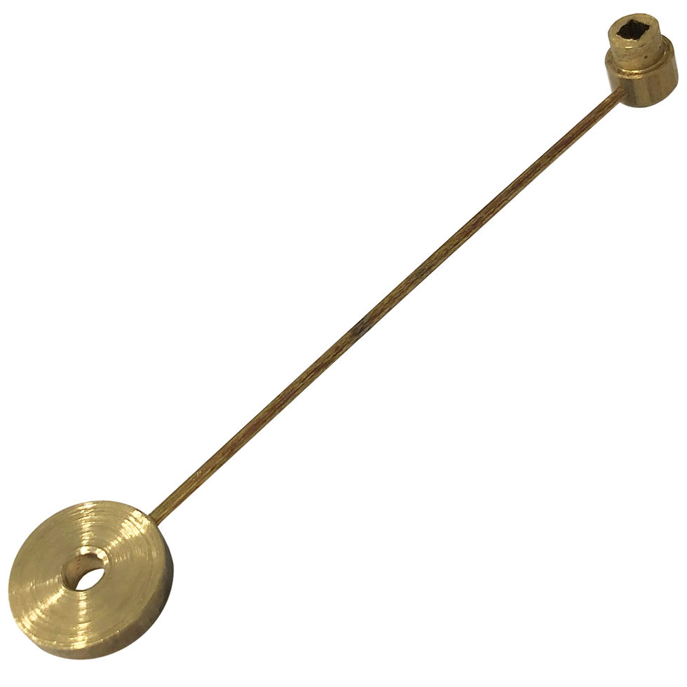 Thumbnail: French Brass Clock Bell Hammer