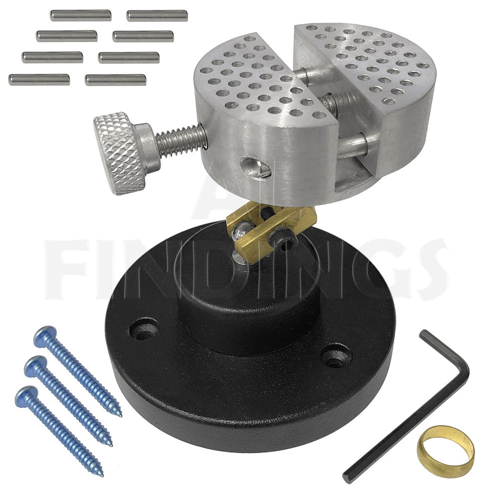 Thumbnail: Steel Work Holder Clamp With 4 Removable Pegs