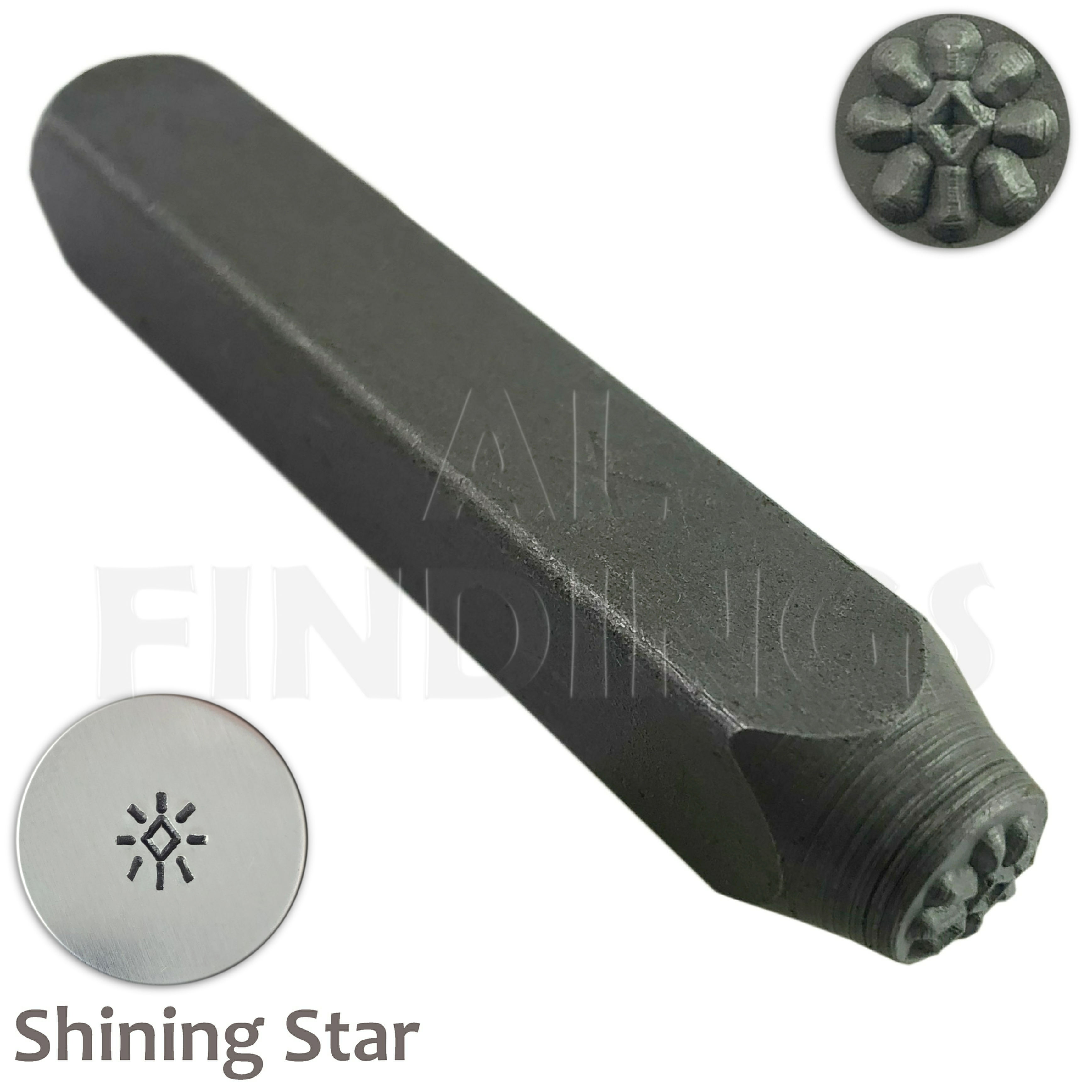 6mm Shining Star Design Stamp