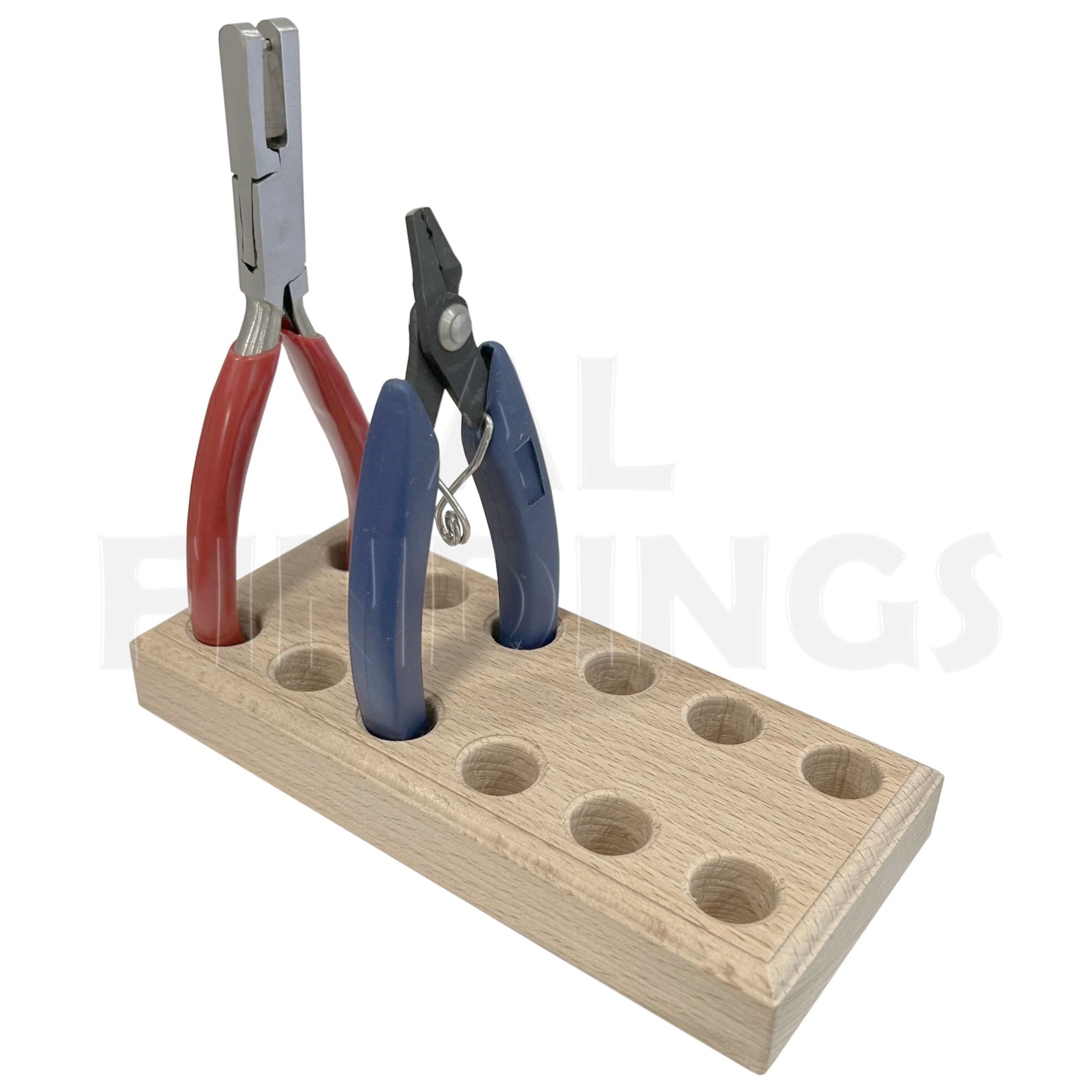 Wooden Plier Stand : 6 Pliers