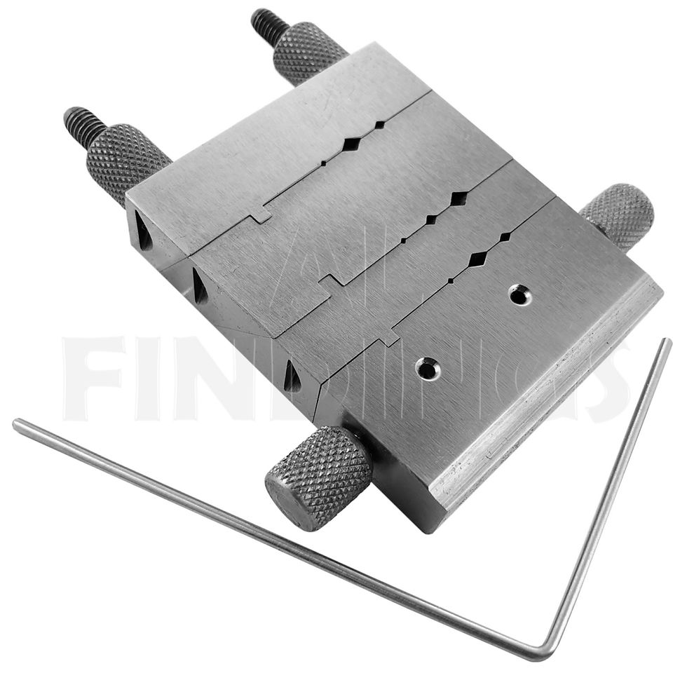 Thumbnail: Large 5 Way Miter Filing Jig : 45º, 90º, 135º