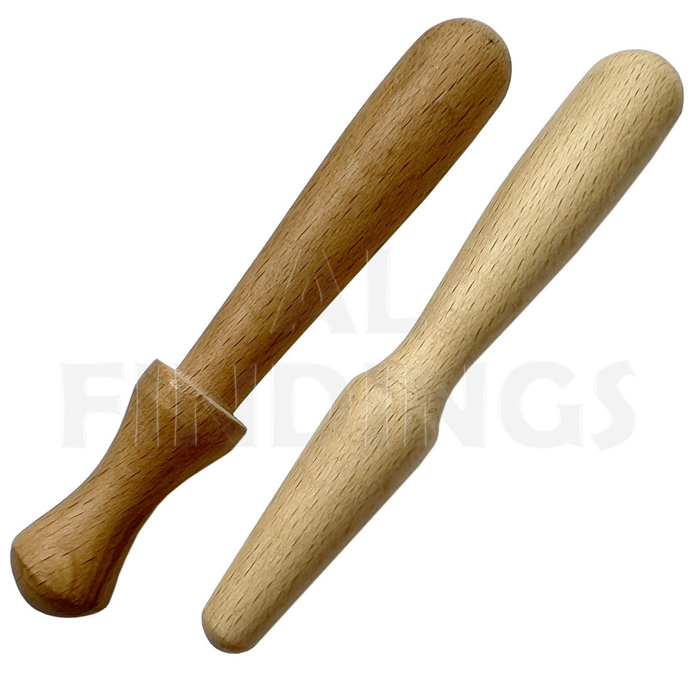 Thumbnail: 70mm Wooden Block with 2x Wooden Punches