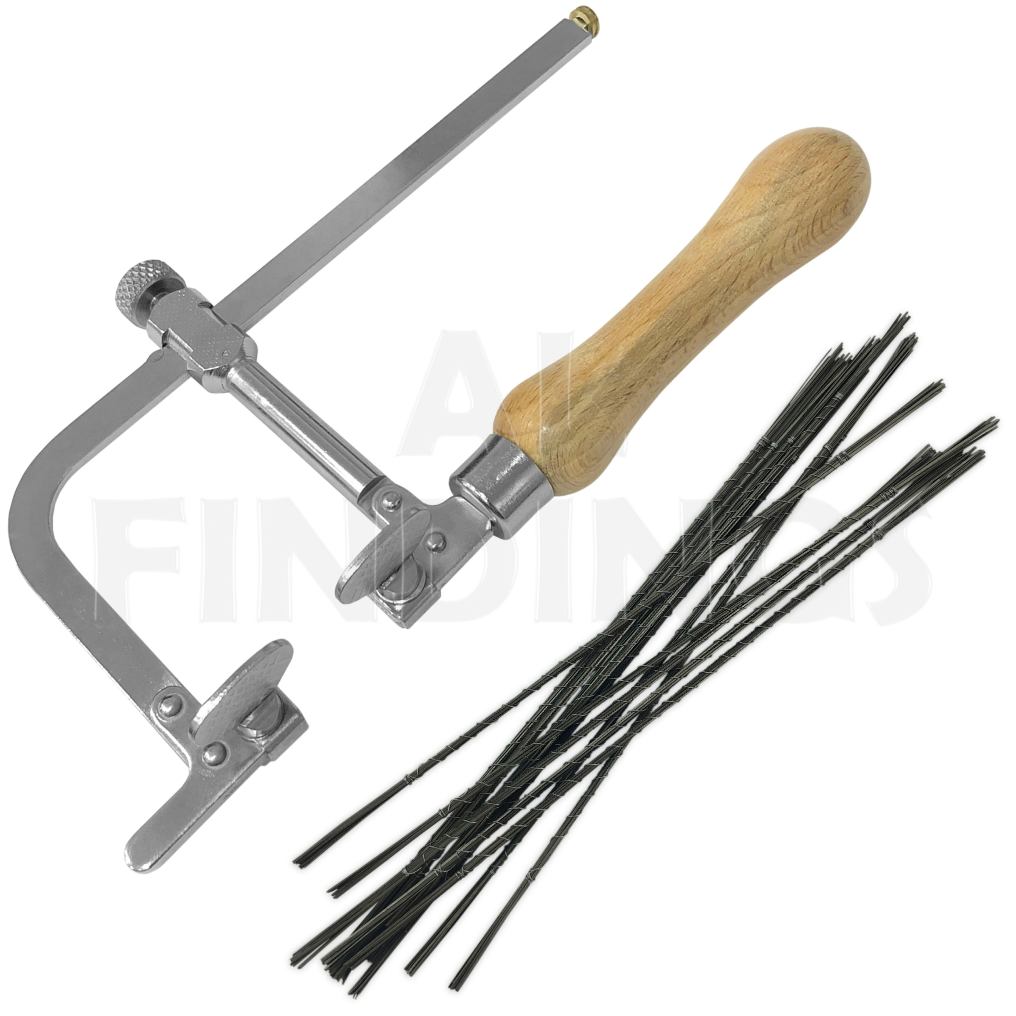 Adjustable Saw & 144 Mixed 1/0 - 6/0 Blades