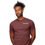 Thumbnail: Unisex Poly-Rich Tee - Heather Burgundy