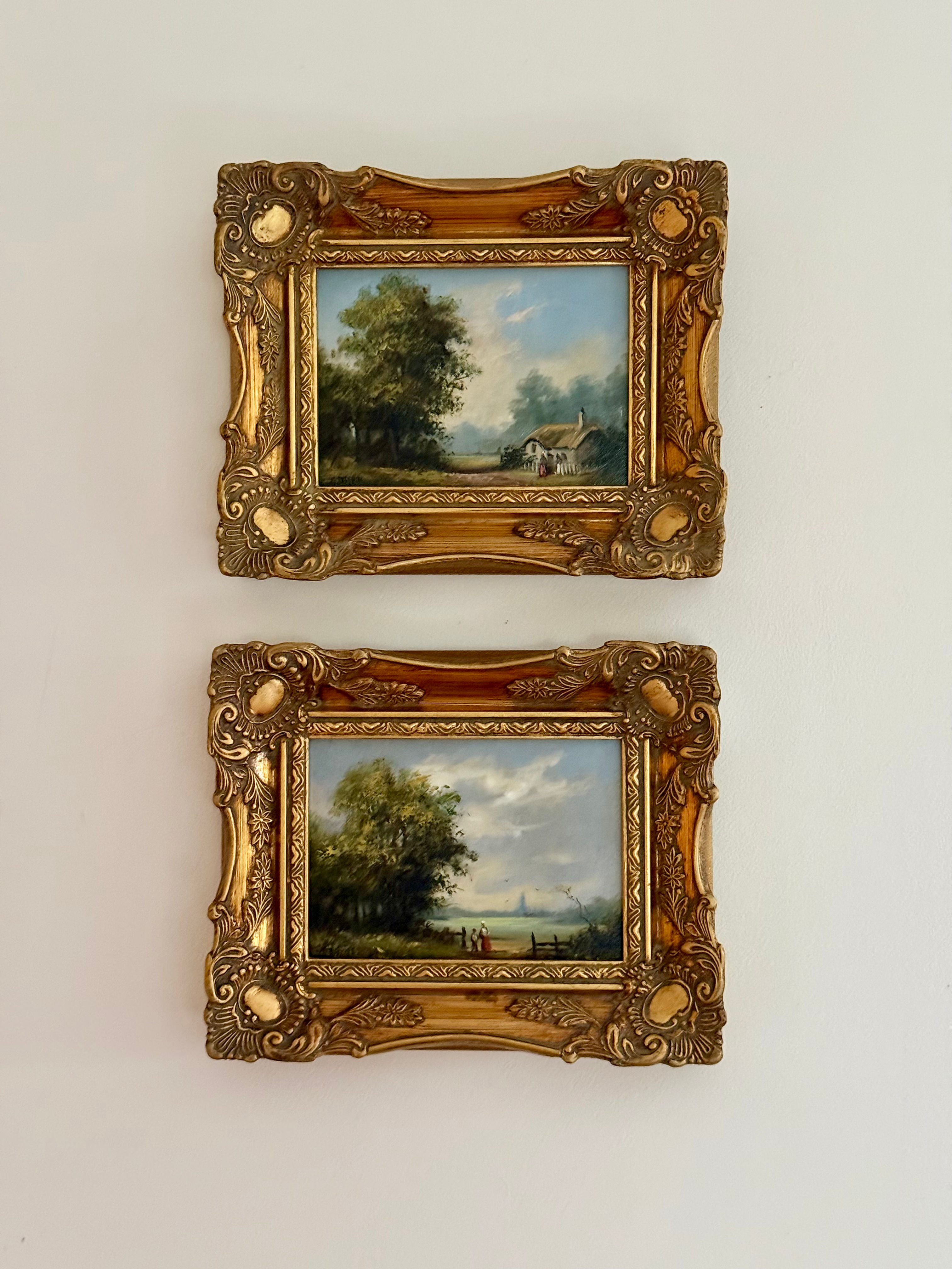 Cottage and Riverbank