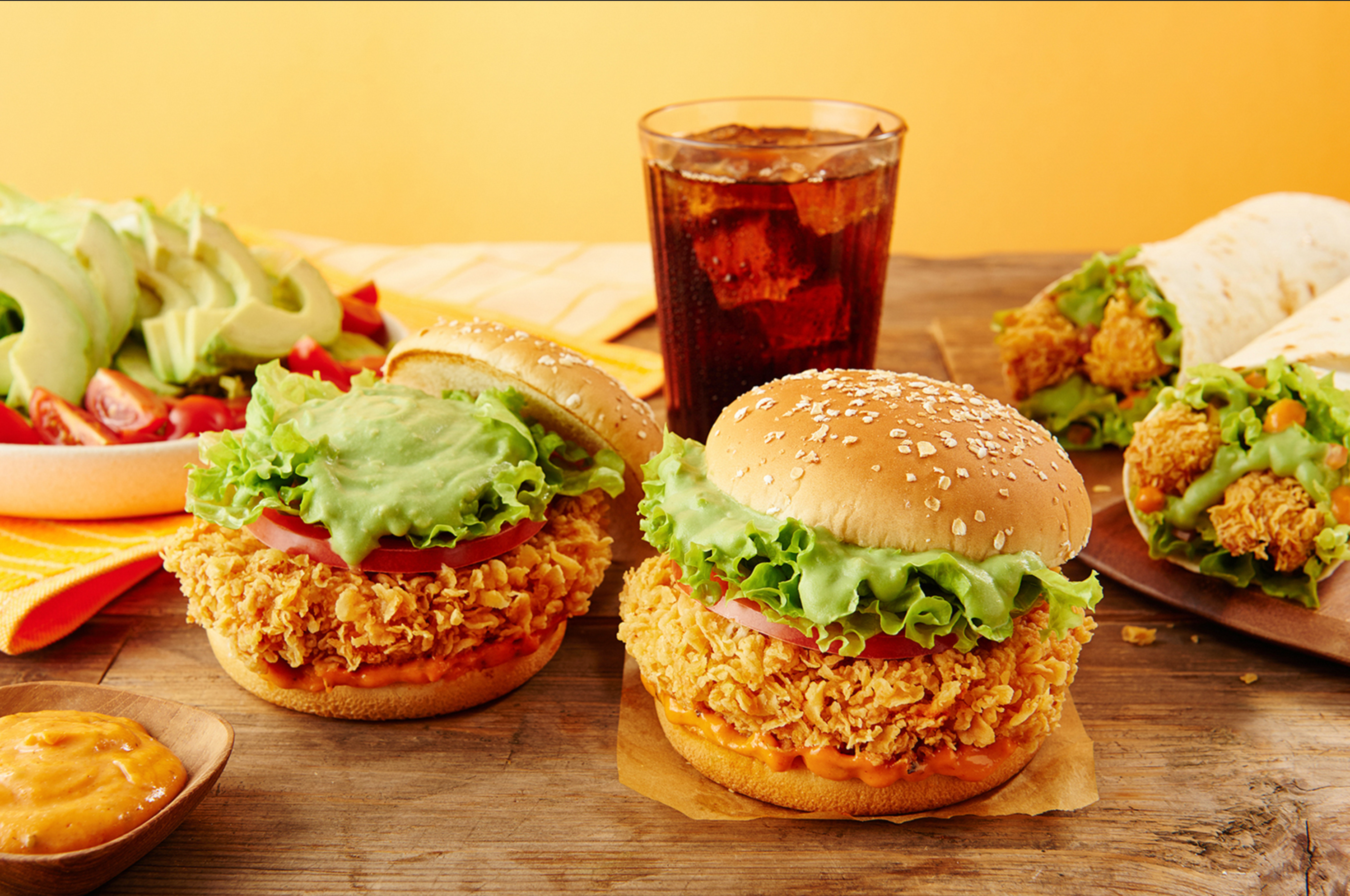 Arranged Food and Objects