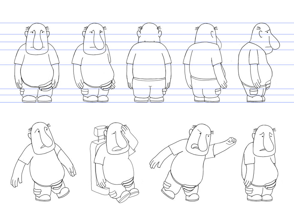 model sheet