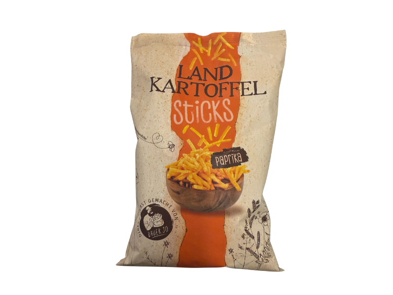 Landkartoffel Sticks – Paprika