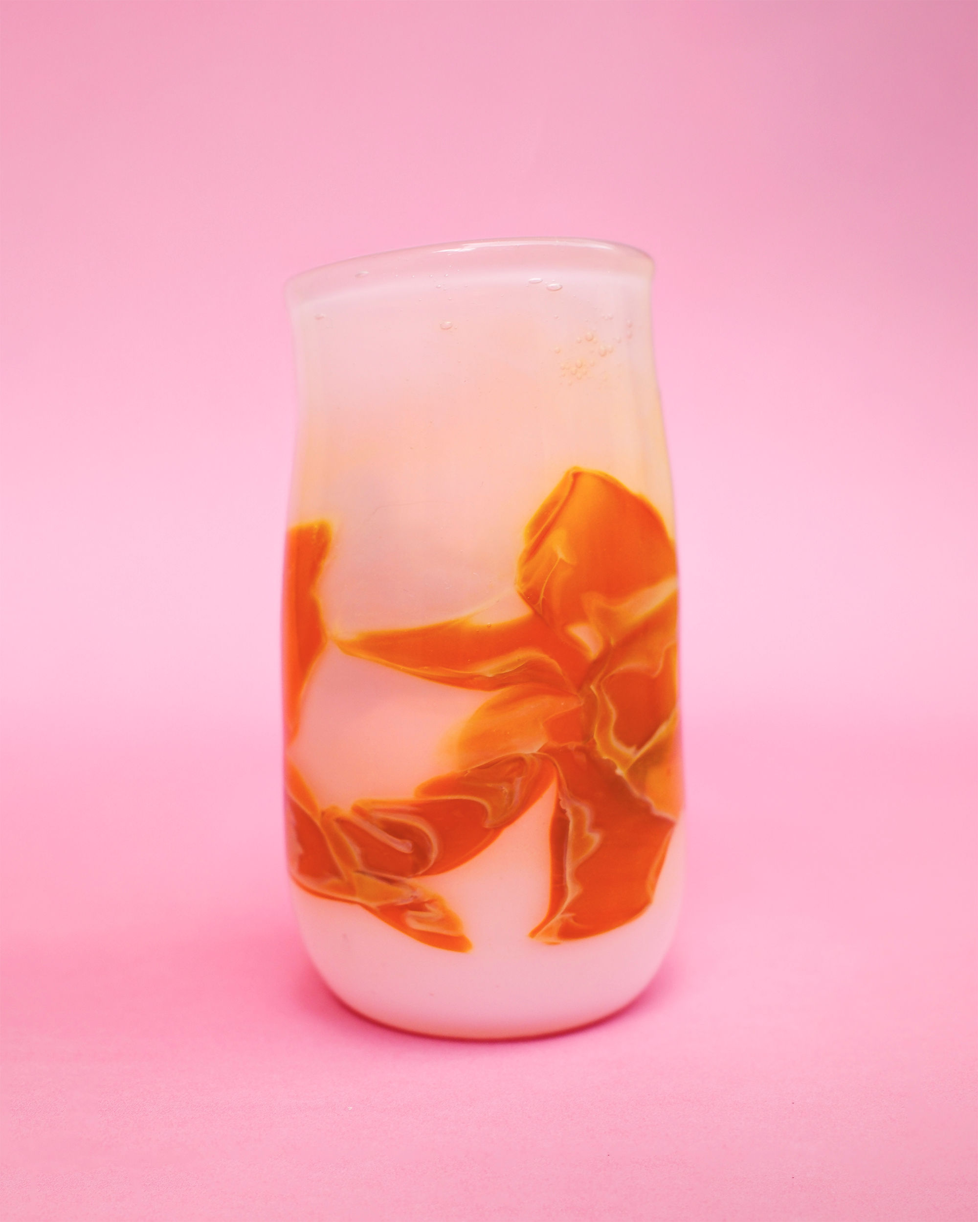 Pink, Caramel & White Gradient Tumbler