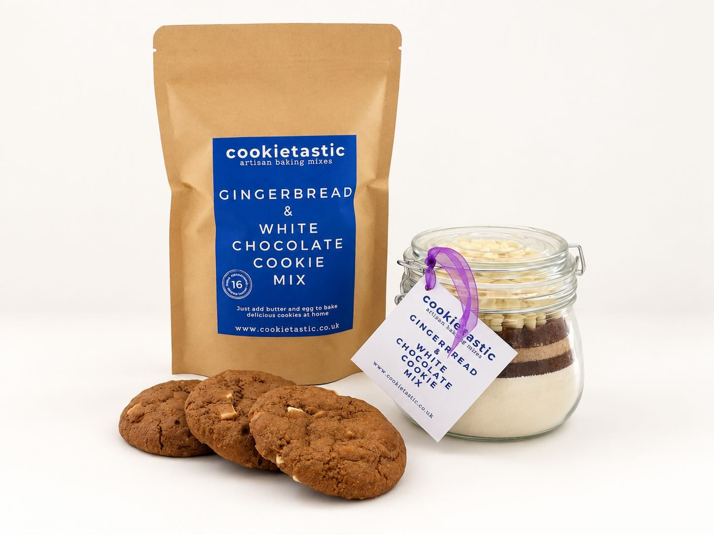 Gingerbread & White Chocolate Cookie Mix