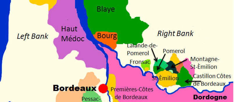 Bordeaux Wine Regions