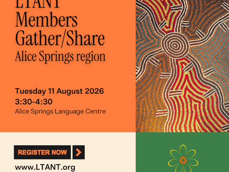 LTANT Members Gather/Share Alice Springs Region