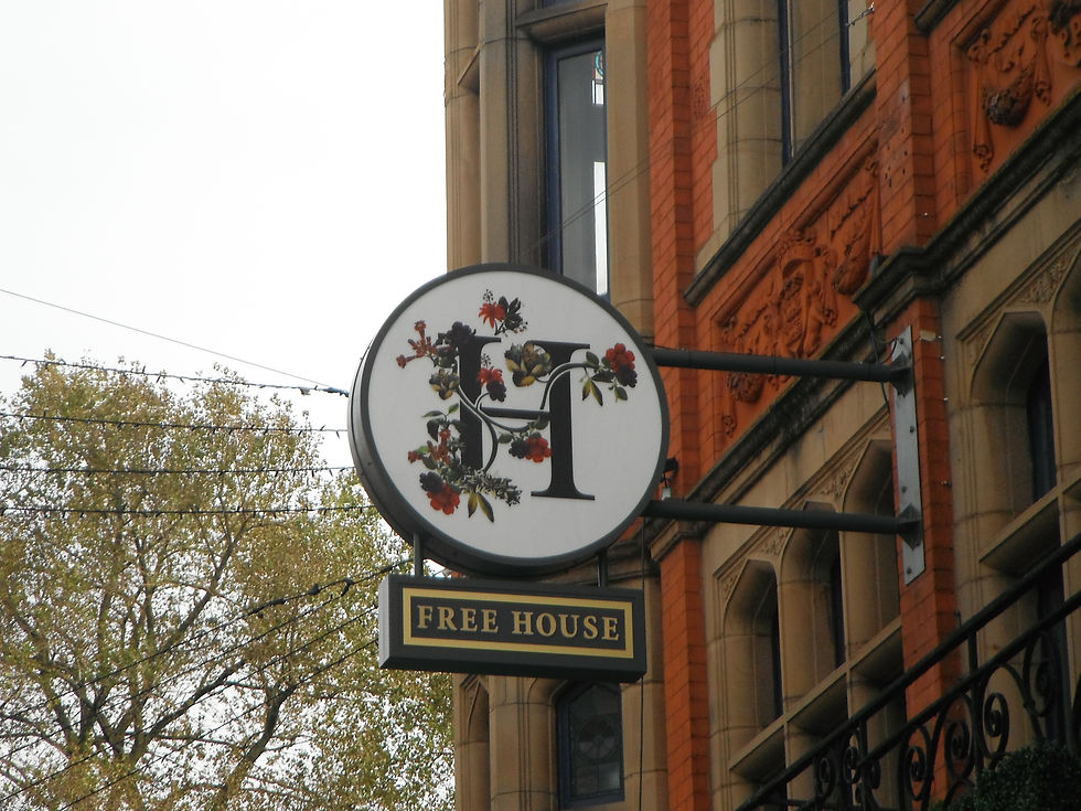 Hogarths Pub Sign, Preston