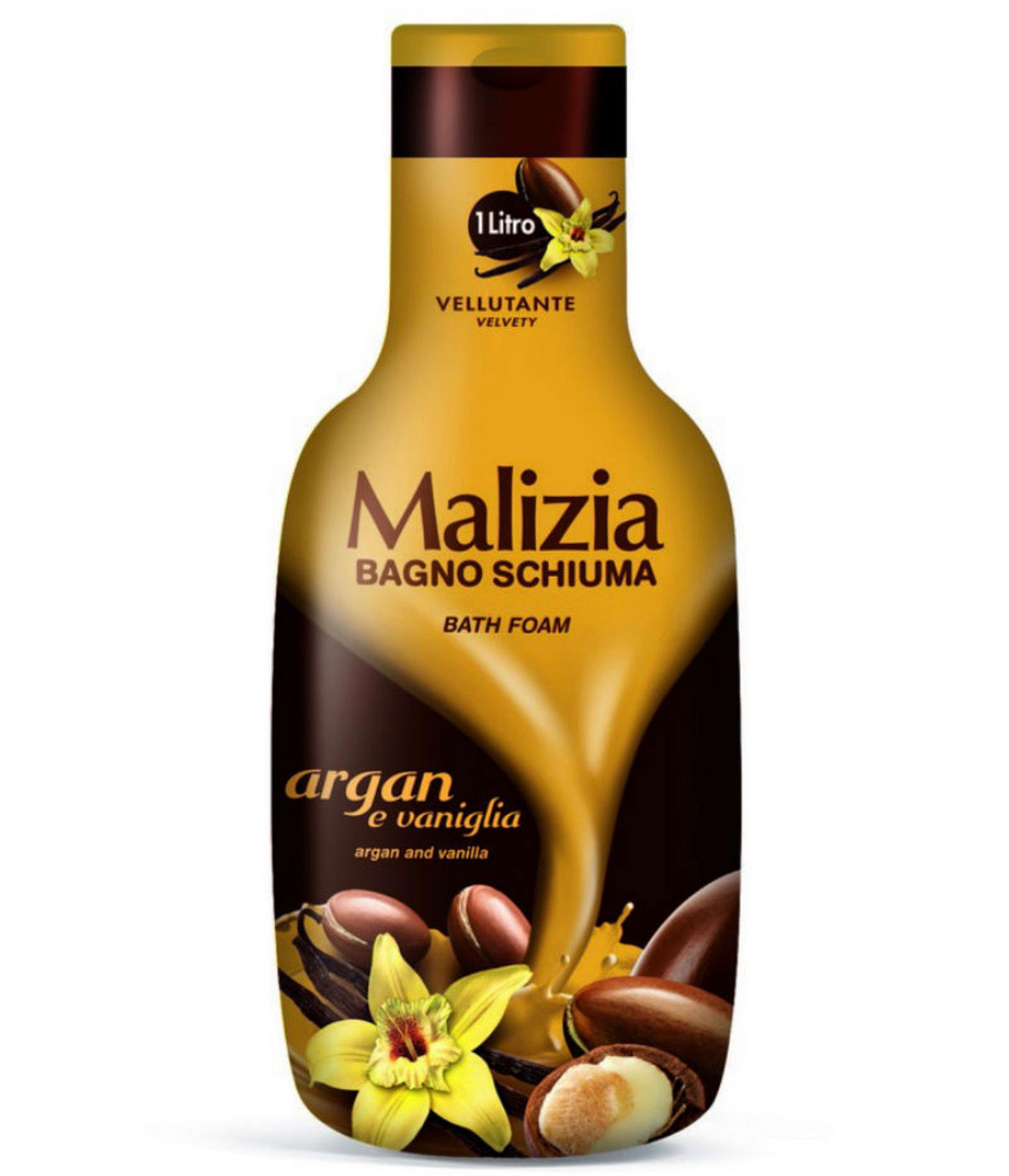 Spumant de Baie Malizia cu Ulei de Argan si Vanilie, 1 L