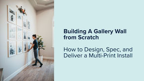 Gallery Wall for Photographers: How to Design, Spec, and Deliver a Multi-Print Install