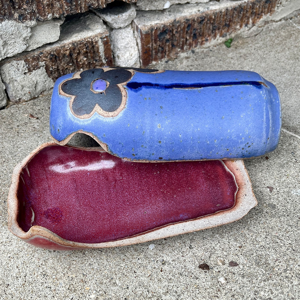 Thumbnail: Flower butter dish
