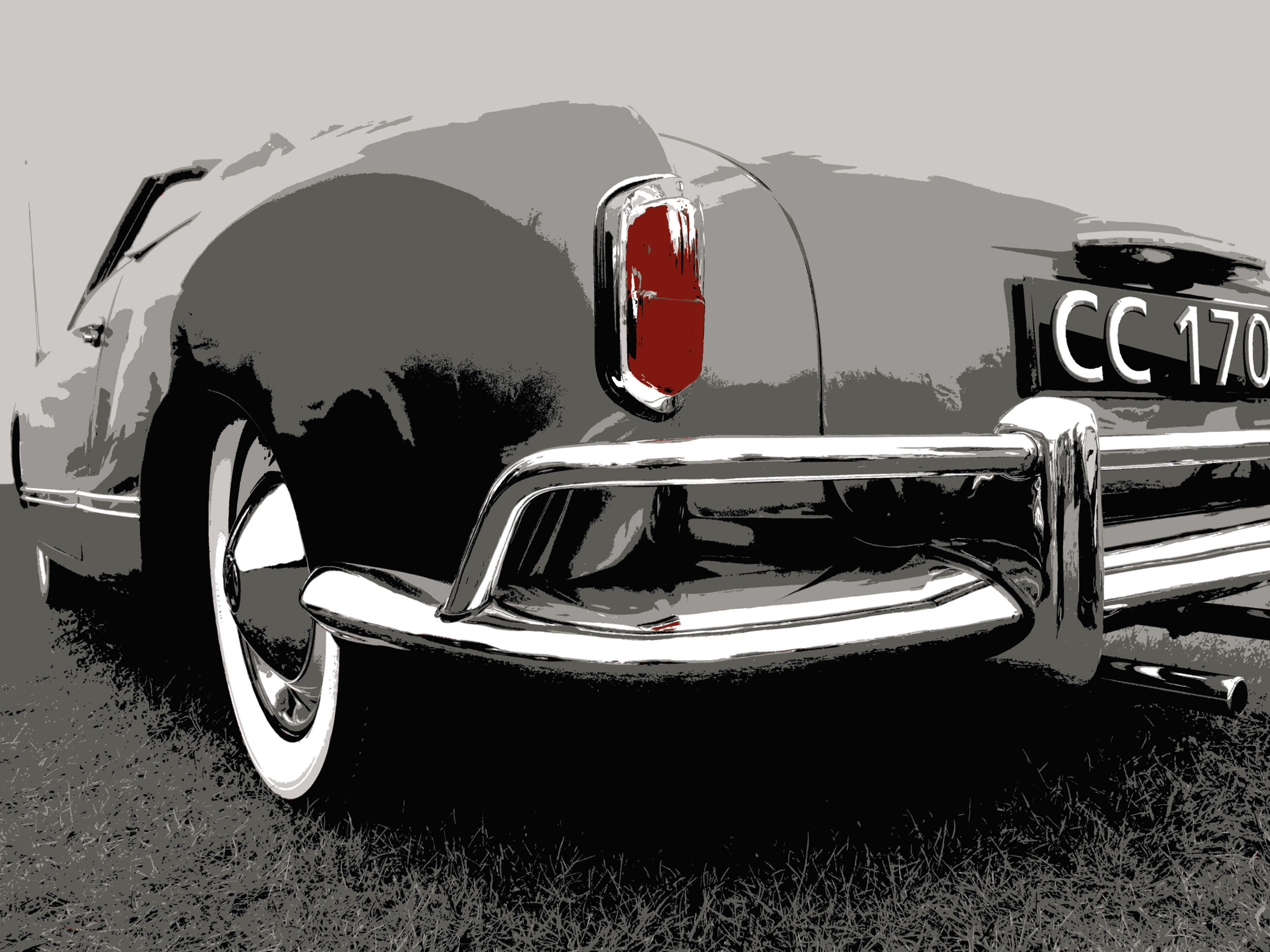 Karmann Ghia Rear Quarter