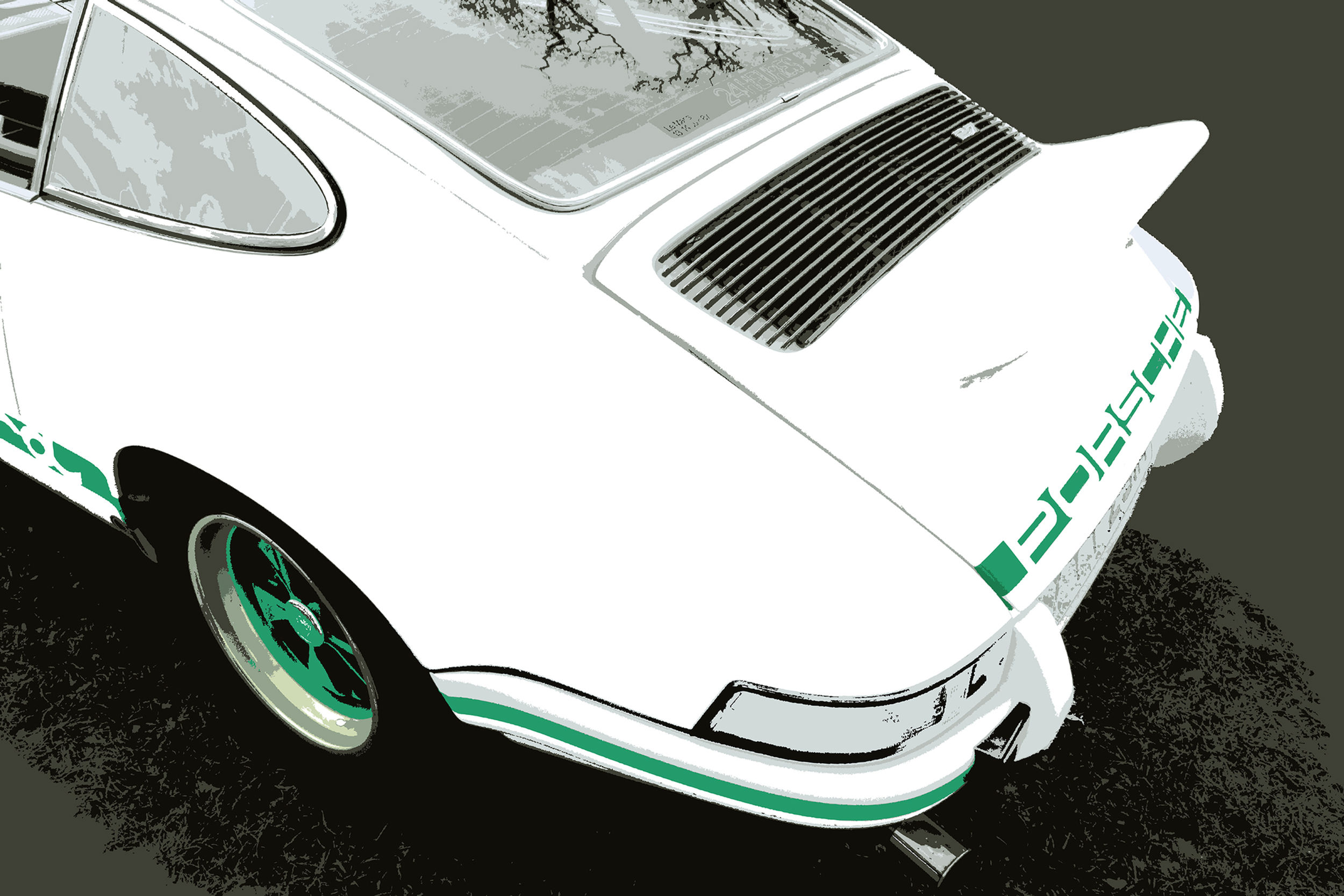 Porsche Carrera RS Rear View