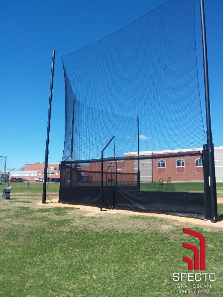 Backstop safety netting from Grand Slam Safety.