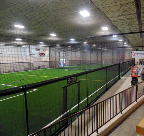 SPECTO® requiring minimal clearance space allows spectators to get close to the action of a game