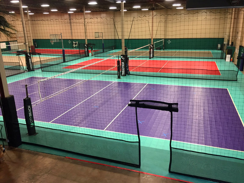 Volleyball Court Divider Barrier Netting Grand Slam Safety
