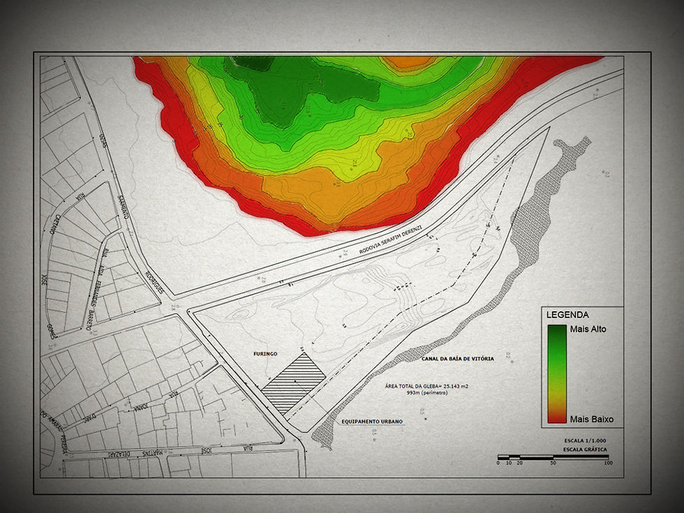 Topografia do entorno