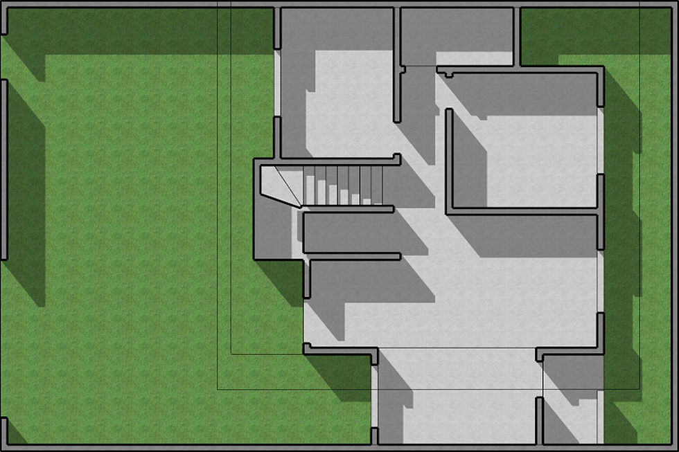 Planta baixa do 1º pavimento